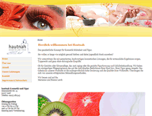 Tablet Screenshot of hautnah-kosmetik-lauf.de
